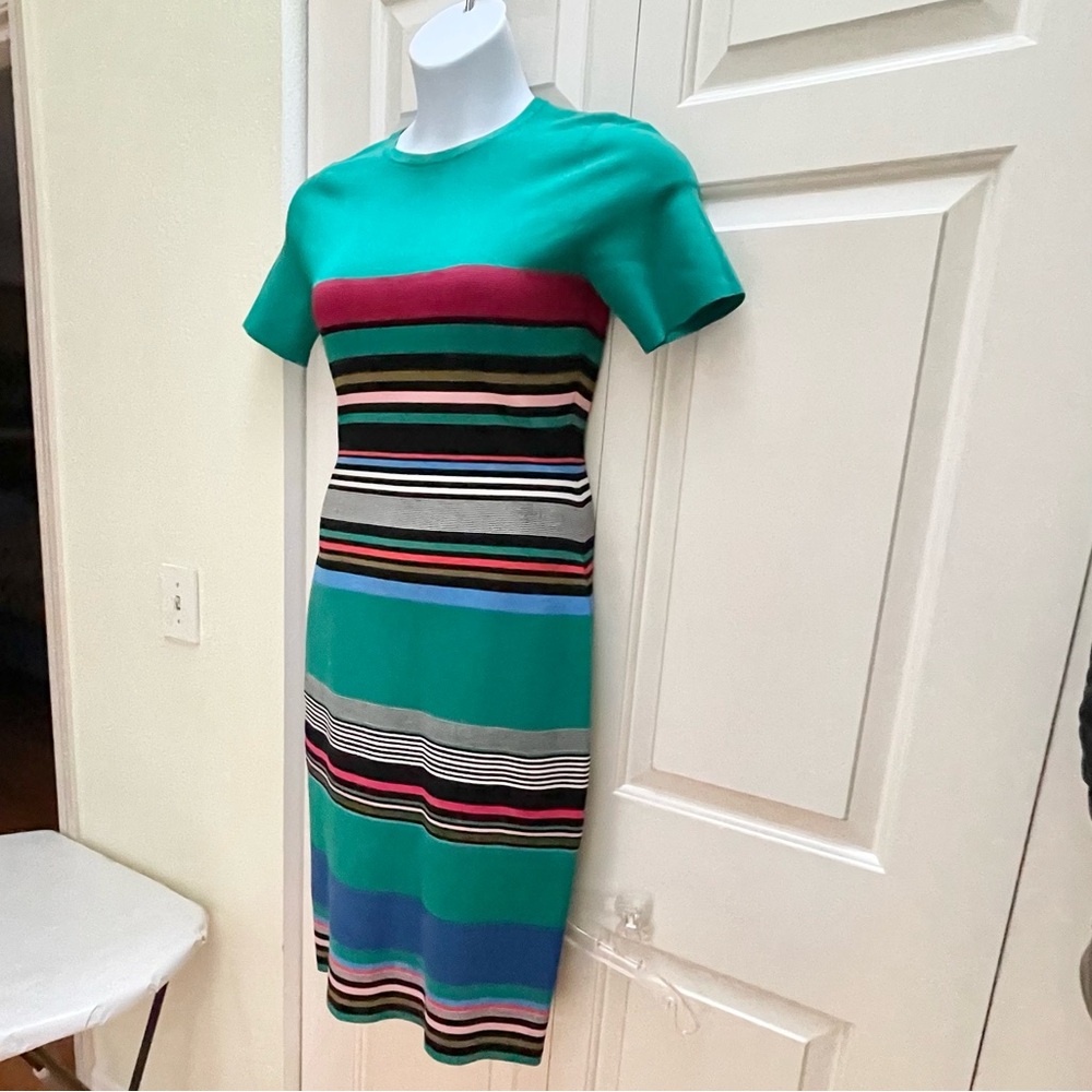Diane Von Furstenberg striped knit dress - Picture 4 of 11
